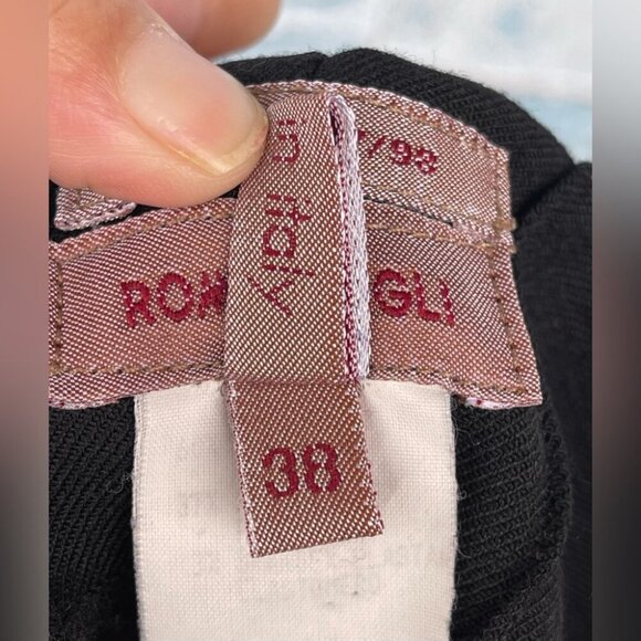 ROMEO GIGLI Wool Center Seam High Waist  Pants size eu 38/8 - Picture 10 of 11